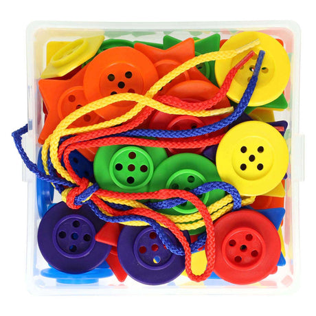 Stackable lacing buttons - 72 pcs.