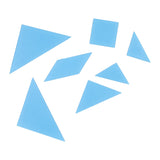 Transparent tangrams - 168 pcs
