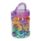 Colored transparent play ducks - 60 pcs.