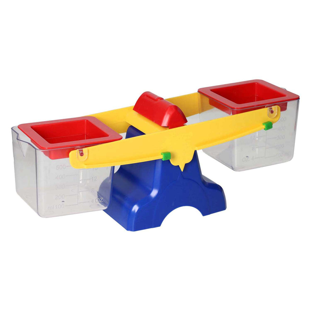 Kleurrijke balansweegschaal