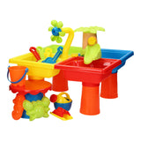 Sand and water table, 4 bowls