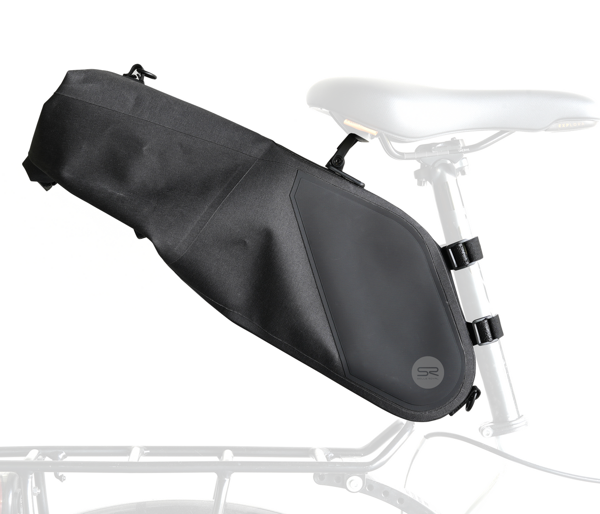 Seleroyal Selle Sadelas Bass Extra-Large Black Bicycle 7L