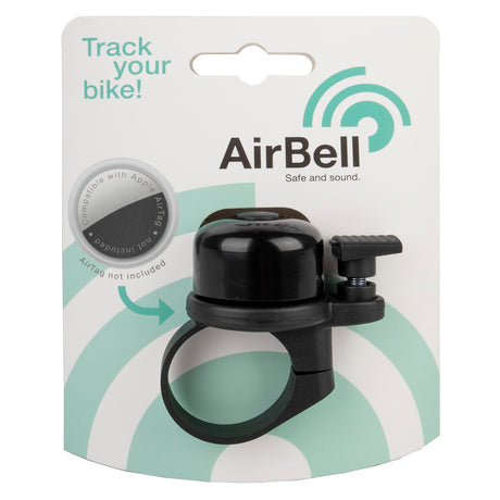 Cykelklokke med airtag -indehaver Ø31.8mm sort