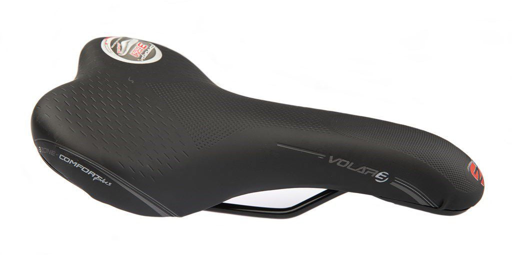 Selle Bassano Zadel Selle Bassano Volare hybride unisex 280 x 150 zwart