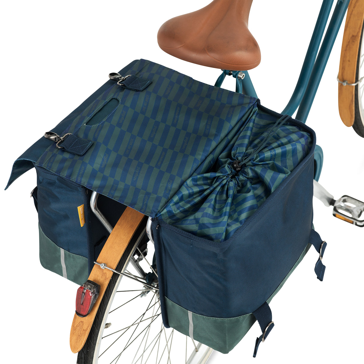 Urbanproof Urban Proof 40L Double Bicycle Bag Blue Green