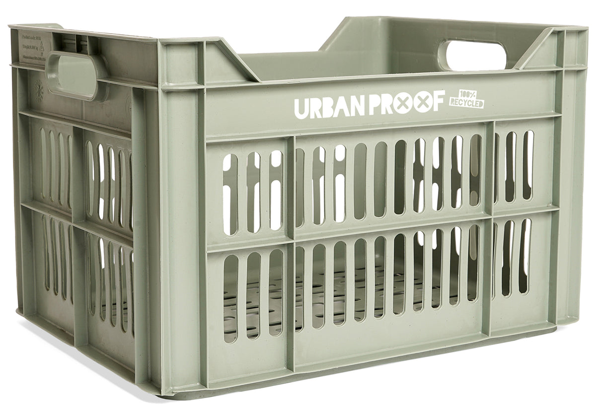 UrbanProof Fietskrat Recycled 30 liter polypropyleen mintgroen