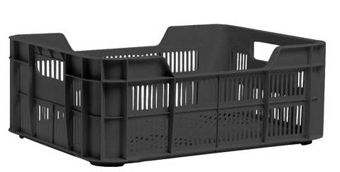 Marwi Urban proof bicycle crate plastic | Recycled Polypropene | Black |