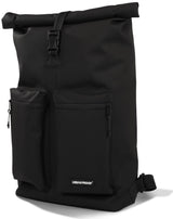 Urbanfester städtischer Rolltop -Pendler -Fahrradbeutel 20L Schwarz