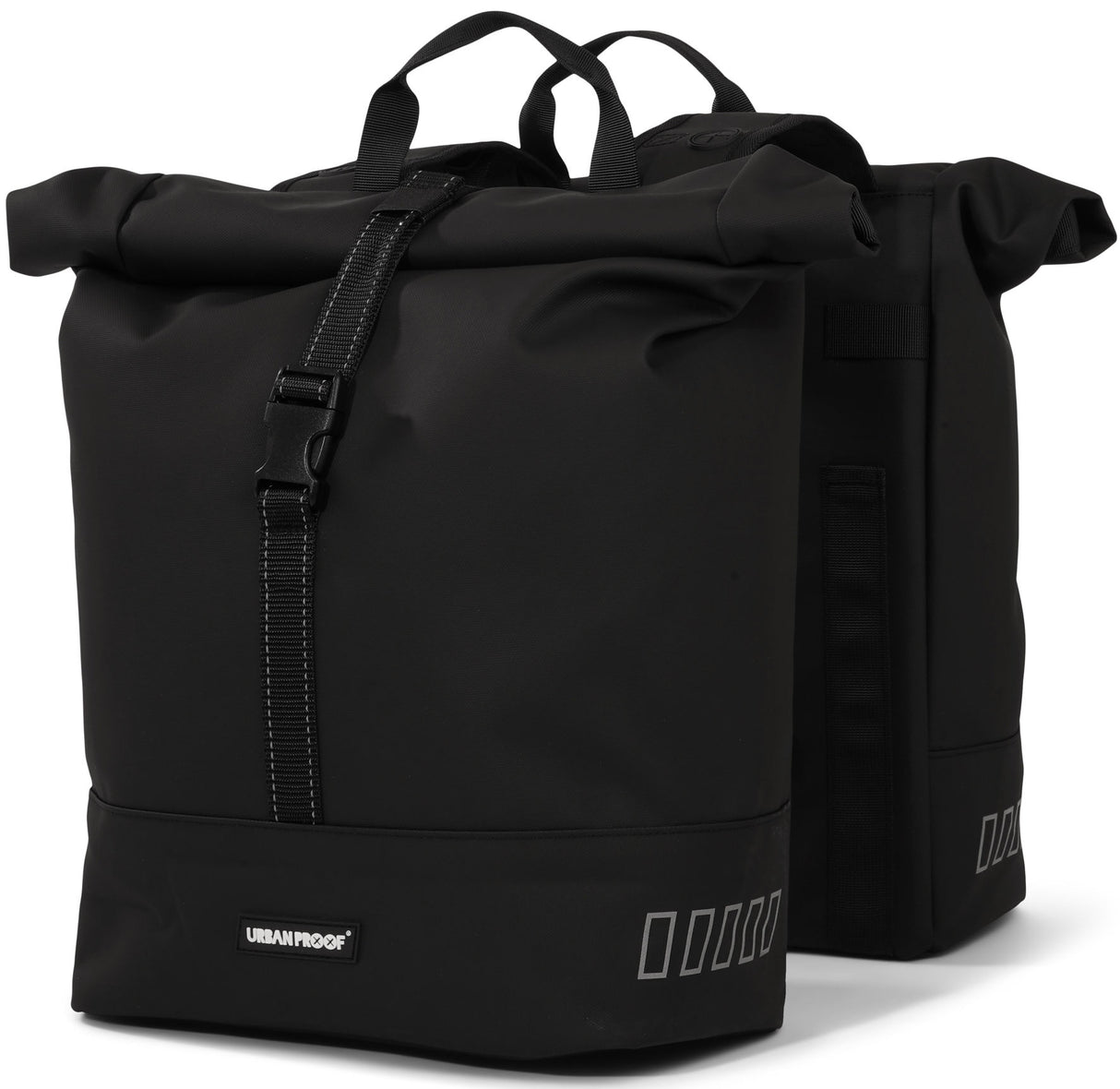 Urbanproof urbanproof Rolltop dubbel cykelväska 38 liter svart