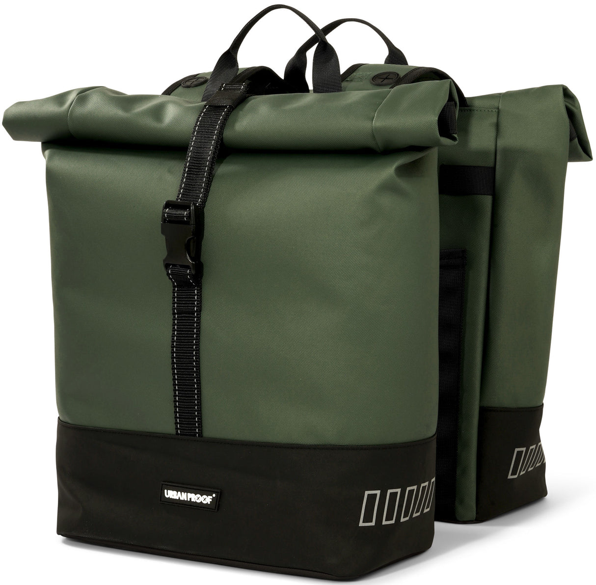 Urbanproof UrbanProof Rolltop s dvojitým kola 38 litrů zelená