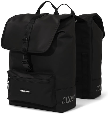 UrbanProof Urbanproof cargo dubbele fietstas 38 liter zwart