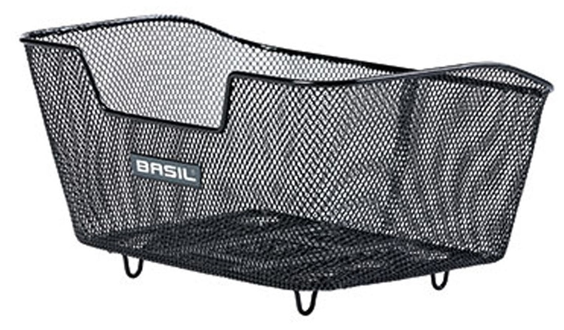 Basil Base M WSL - Bicycle basket - On the back - Including Basil WSL system - Black