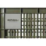 Basil Bicycle Crate l Groot 40 litros de verde