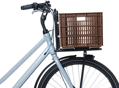 Basil Bicycle Crate L - Grande - 40 litros - Marrón