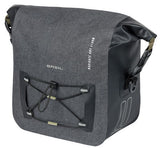 Bolso de manillar de la tormenta del navegador de albahaca del manillar del manillar de bicicleta deportiva, impermeable, negro