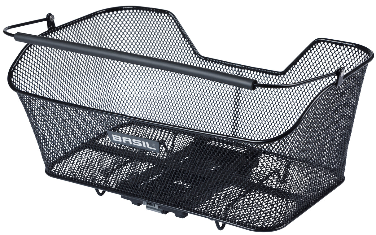 Basil Bicycle basket Base XL Rear basket Mik 44 x 23 x 17 cm - Black