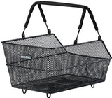 Basilikum cykelkurv cento med mik, der fikserer 14 liter 39 x 24 x 13 cm - sort