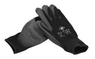 Cyclius Aarbecht Handschuhe pu-flex m (8) schwaarz