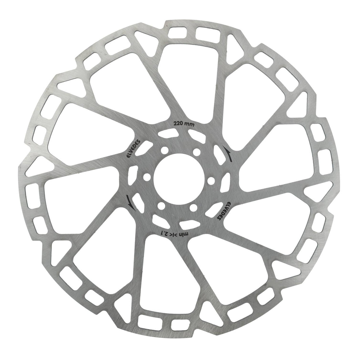 Elvedes bremseskive 6-hulls Ø220mm t = 2,3 mm