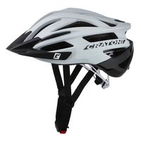 Cratoni Helm Agravic White-musta kiiltävä L-XL