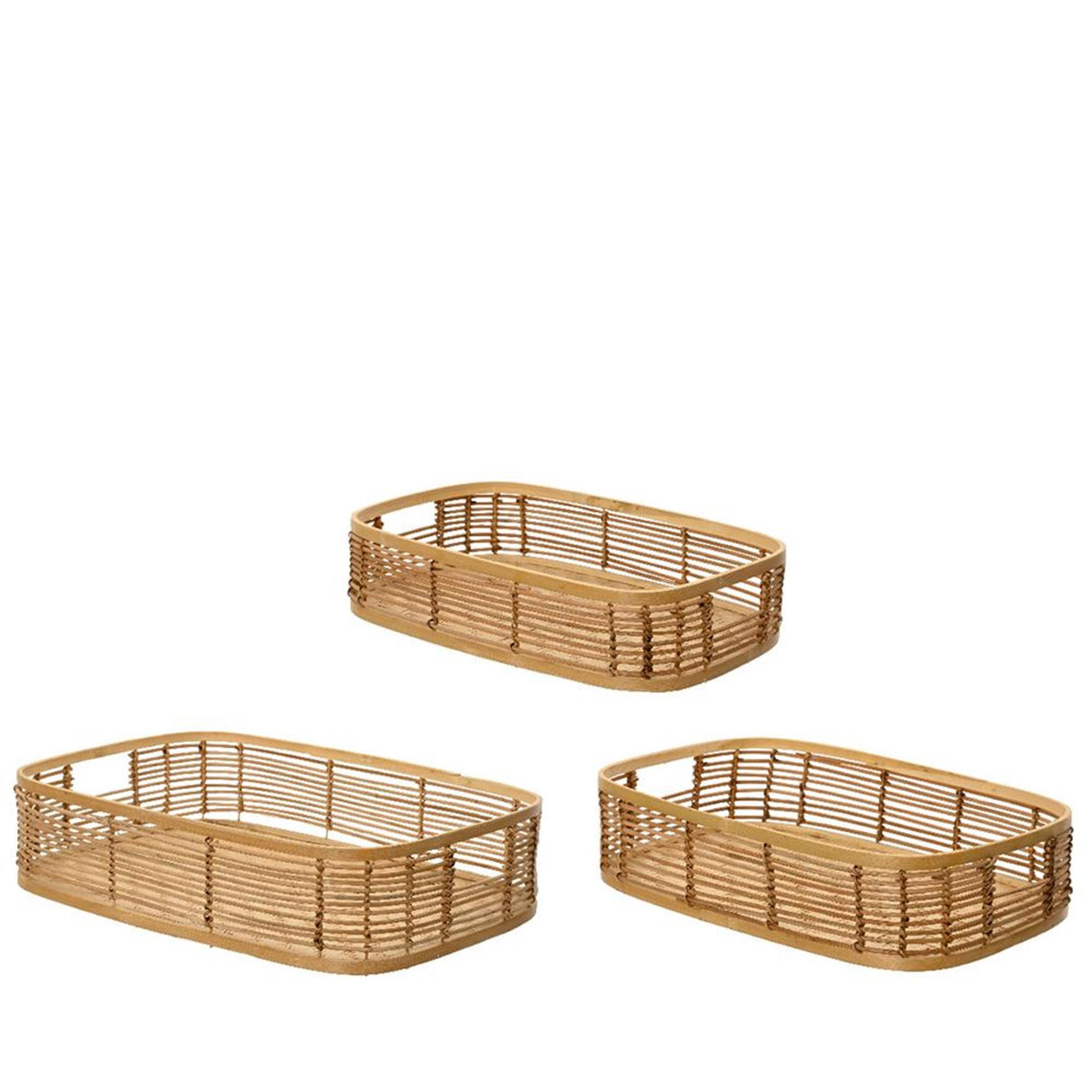 Decoris brickset 3-delat bambu 48,5 cm