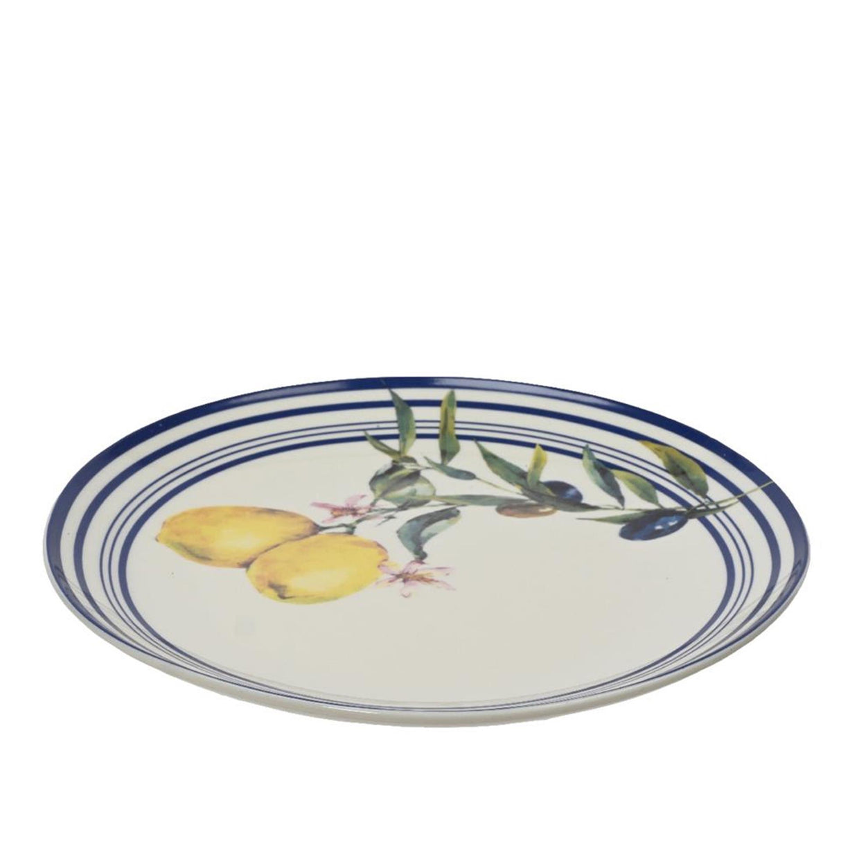 Decoris plate lemon porcelain dia20.3cm