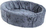 Teddy Dog Basket Gray