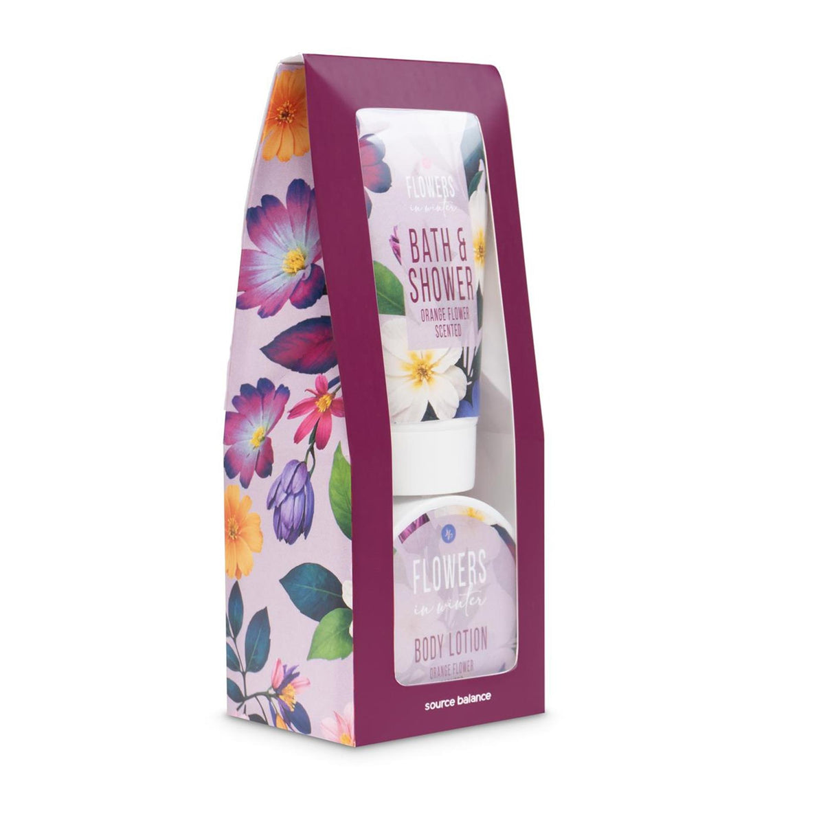 Source balance bad gift set flowers in bloom 2-piece