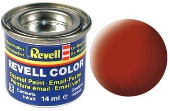 Barva Revell za model stavbe številka 83 rjasto rjava mat
