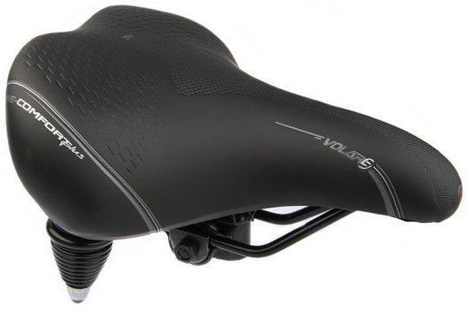 Saddle Selle Bassano Volare XXL Double Spring - Czarny