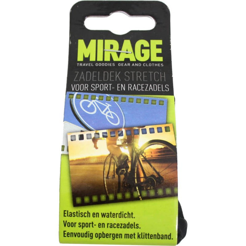 Mirage Saddle Tek Sport Race Stretch Nylon Black