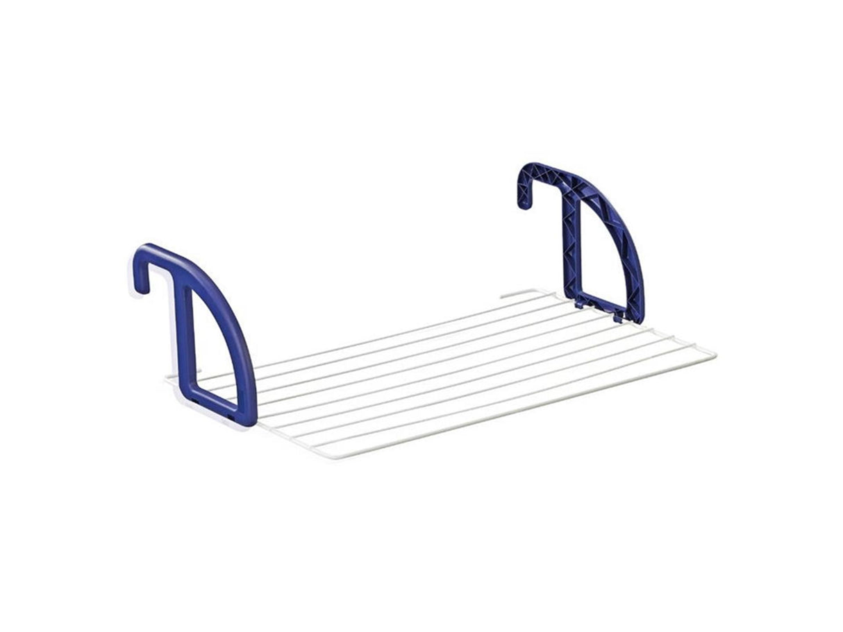 Leifheit hanging drying rack classic 70 - drying length 7 m drying length - white - blue