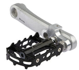 Mirage Crank Turters mat Edelstol Bolt Aluminium T6 Sëlwer