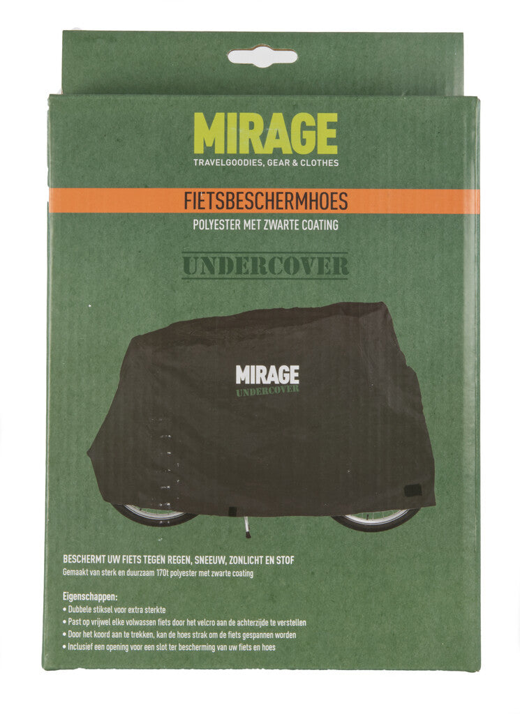 Mirage za zaščito pred kolesarji Mirage Covert 170T poliester, črna