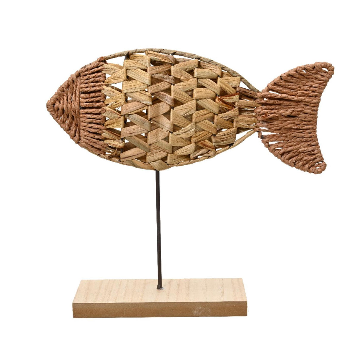 Decoris fish rope on base h30cm