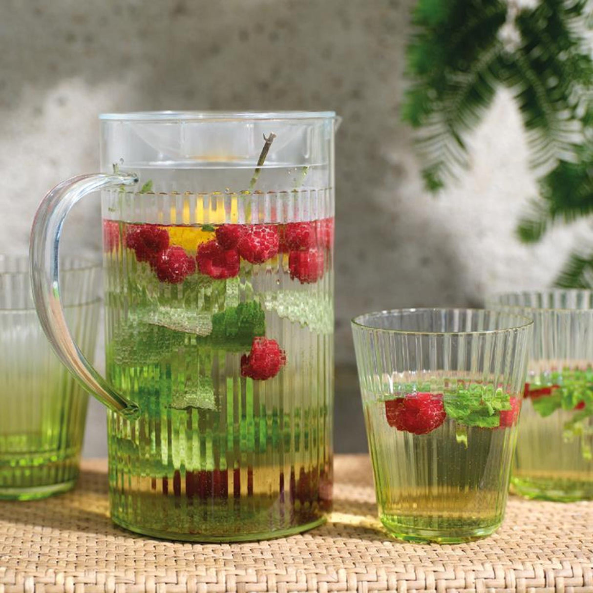 Decoris can with 4 cups h19.6cm