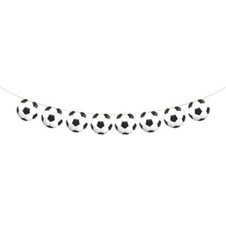 Globos paper football garland - 2m