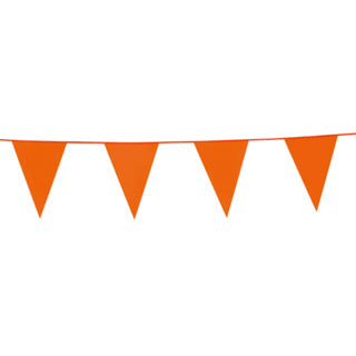Flag line 10 meters orange | 6 pieces