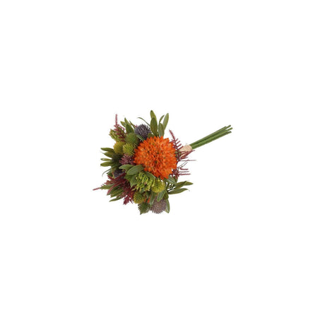 Countryfield kënschtlech Bouquet dhalia mix orange h36cm