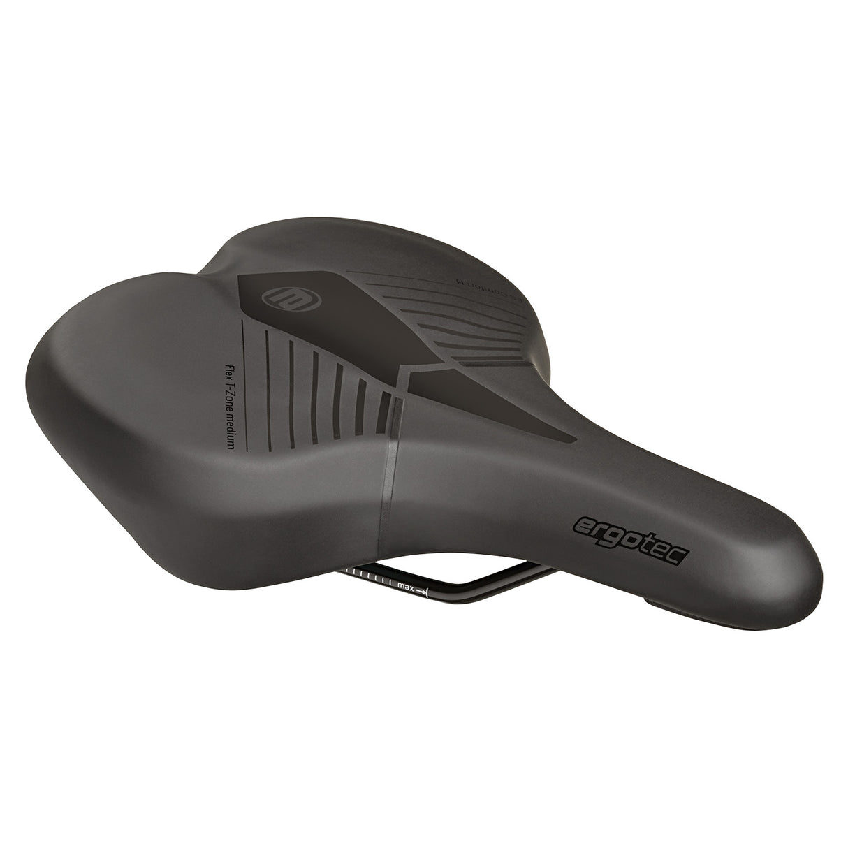 Ergotec saddle comfort plus black