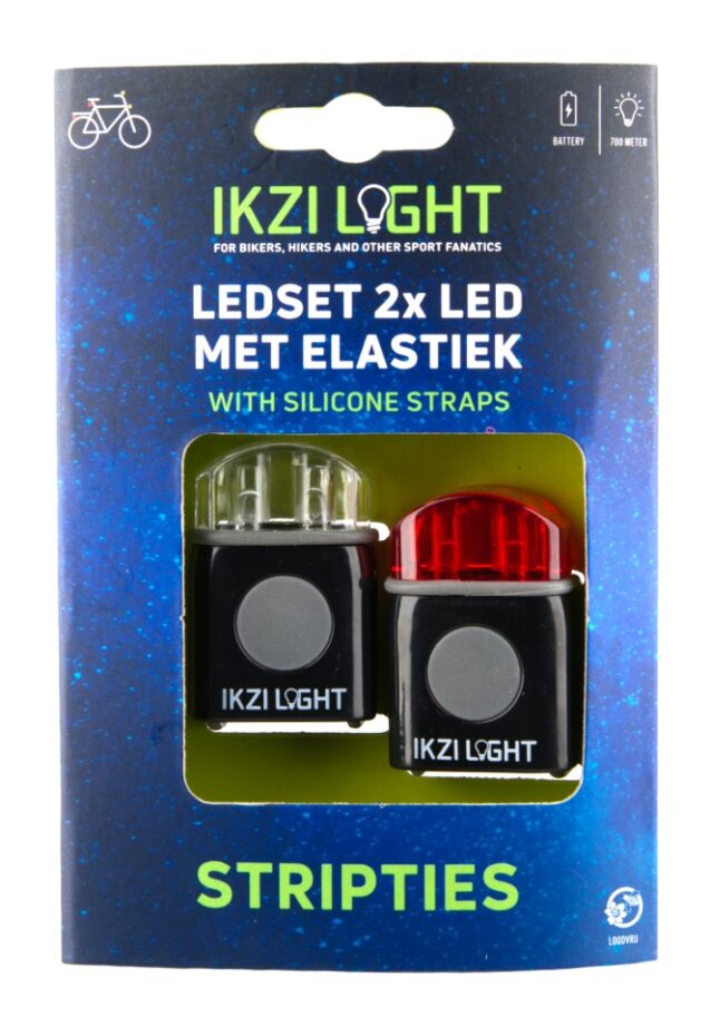 Stripties de set de iluminación Ikzi led negro