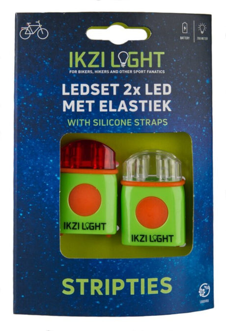 Ikzi Verlichtingset stripties groen