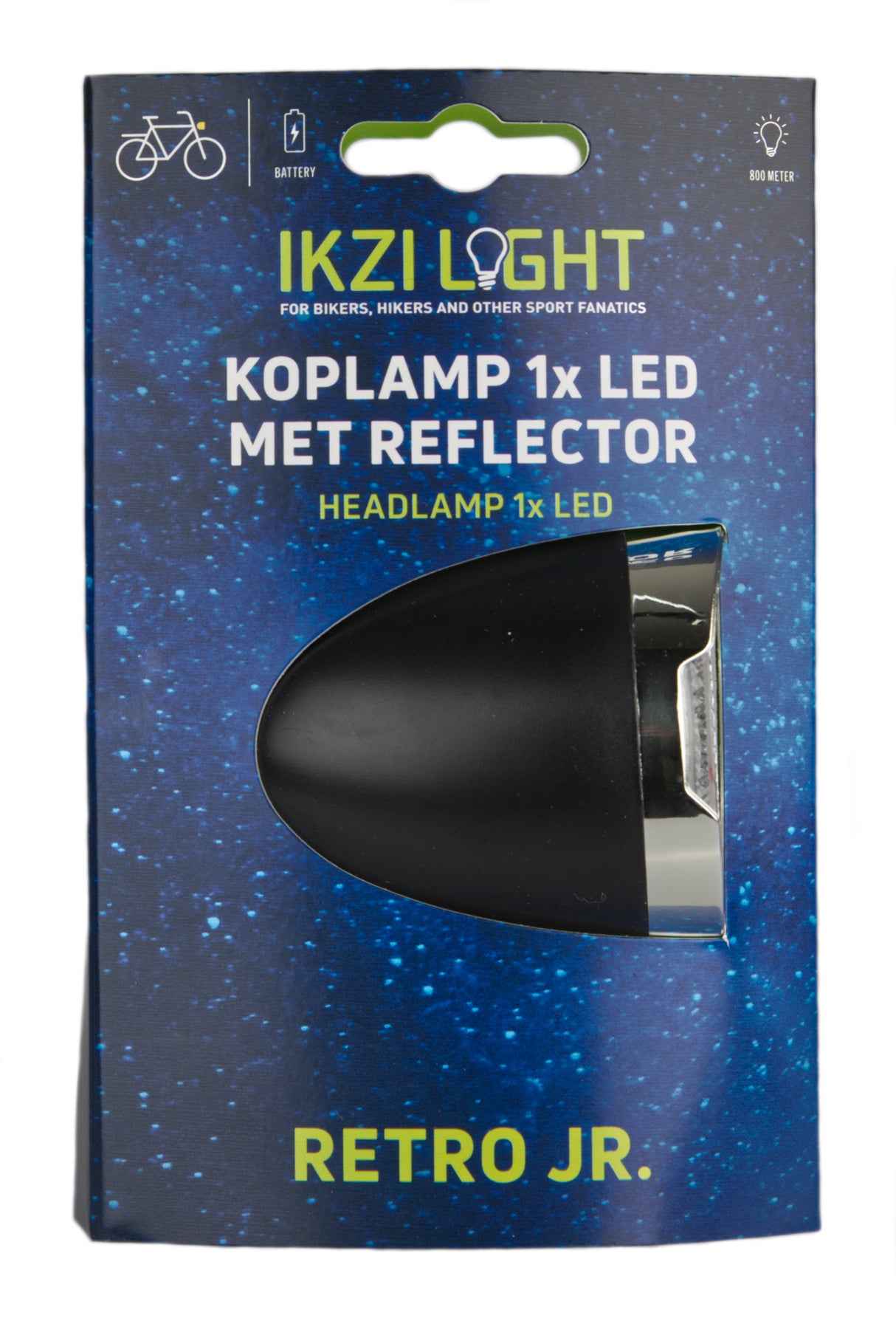 Ikzi reflight retro jr 1x LED Black