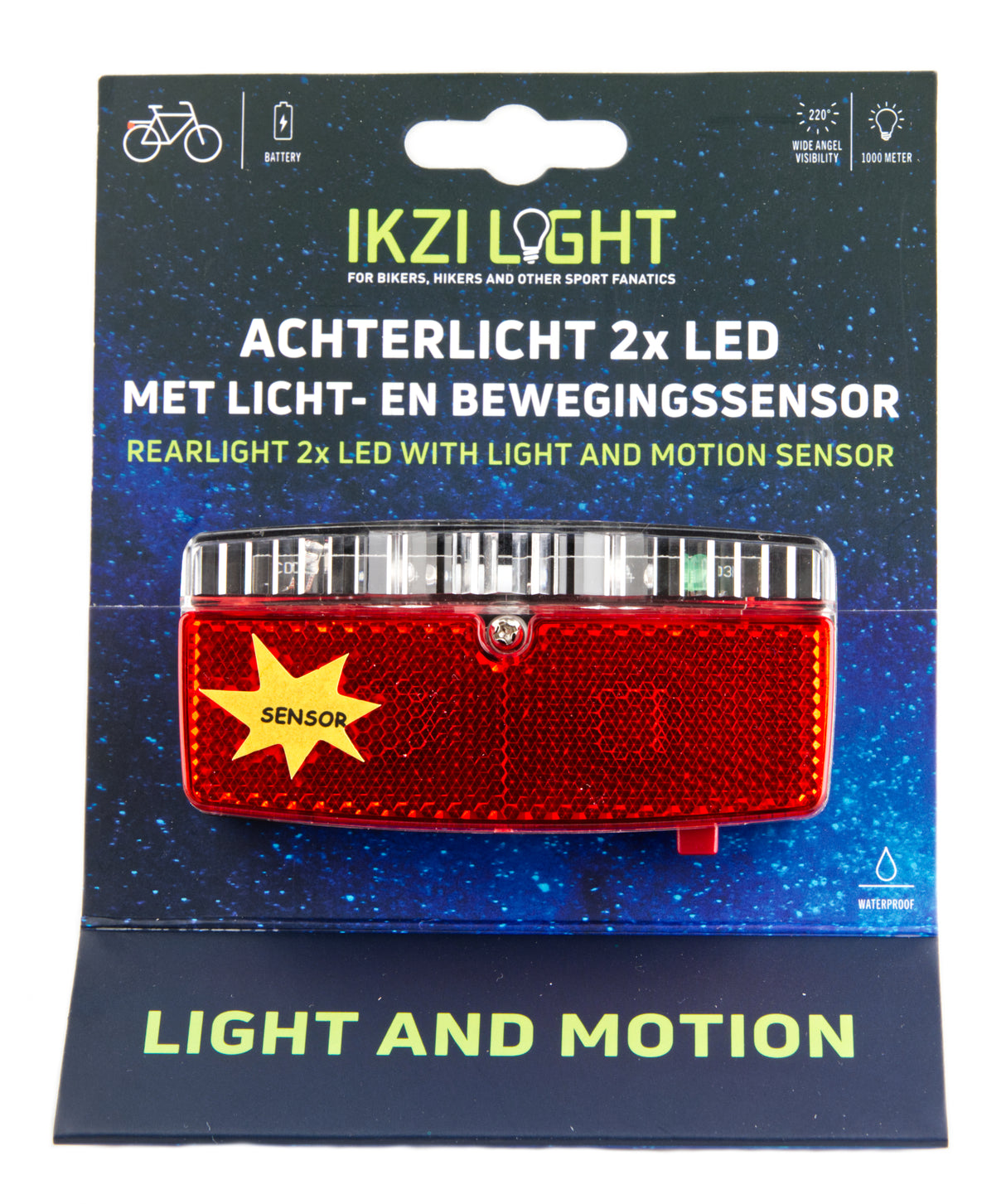 Ikzi-Light LED Rear light 80 Carrier 2xled Sensor 1440555