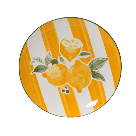 Decoris krožnik za zajtrk iz porcelana ø19,2 cm limona