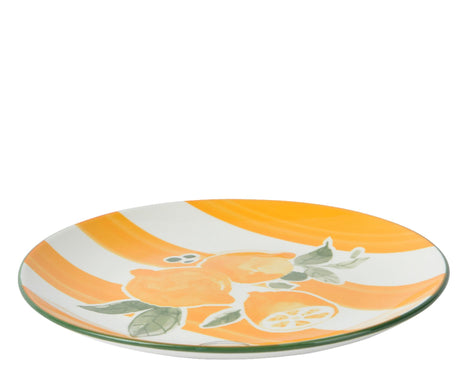 Decoris krožnik za zajtrk iz porcelana ø19,2 cm limona