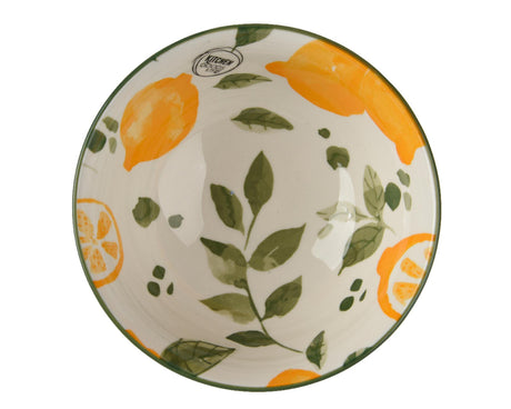 Decoris hluboký porcelánový talíř ø20cm citron