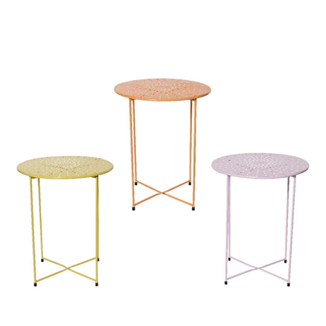 Decoris Säit Dësch Indoor Eisen h48cm
