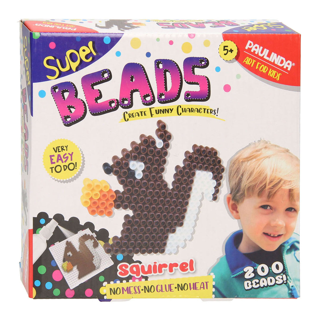 Paulinda water beads squirrel with acorn, 200 pcs.
