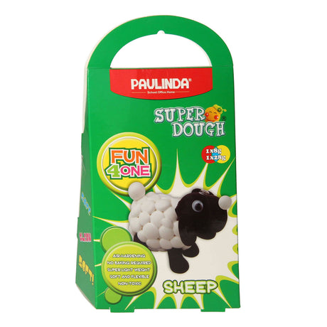 Paulinda Super Teig Déier Lehm - 2 Faarwen Lehm